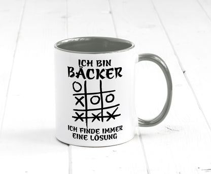 Ich bin Bäcker finde immer eine Lösung | Meister lustig Humor Geschenkidee