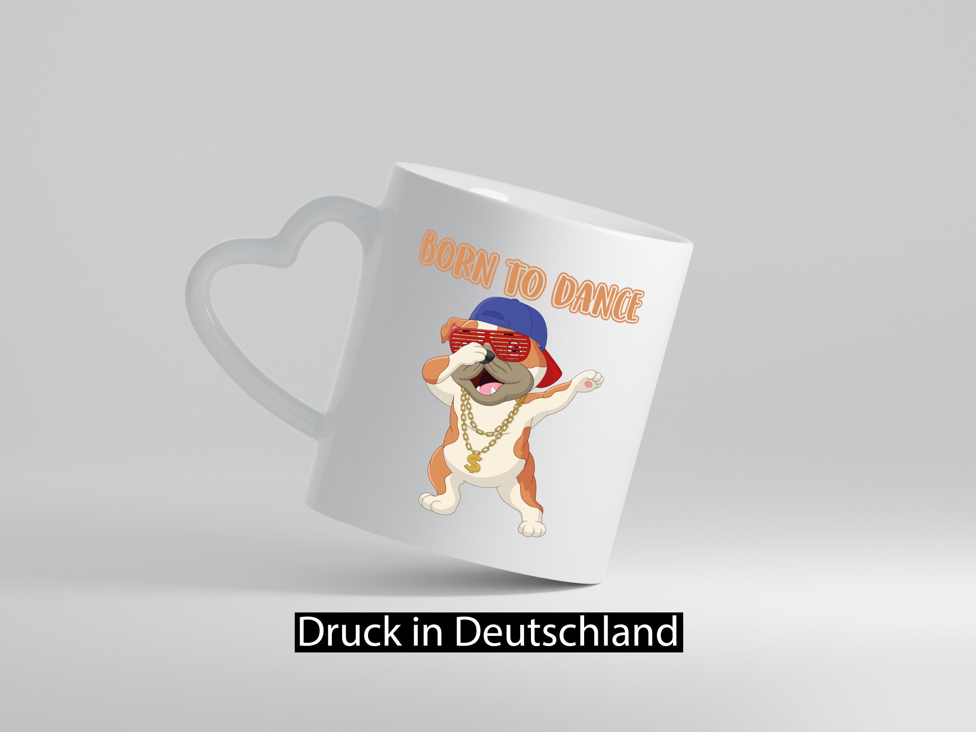 Born to dance | Mops Tasse Tänzer lustiger Hund Geschenkidee Tierliebhaber Humor