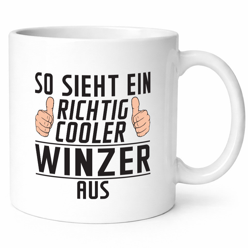 Richtig Cooler Winzer | Weinbauer Wein Geschenk Humor Geschenkidee lustiger