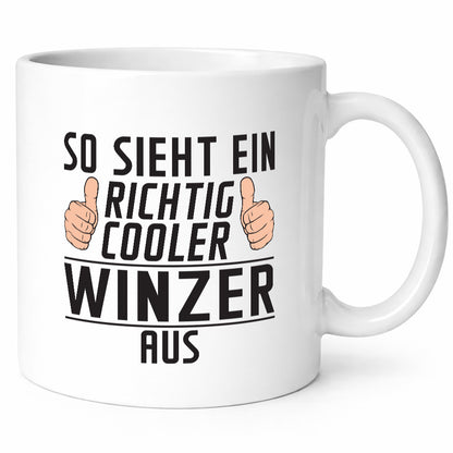 Richtig Cooler Winzer | Weinbauer Wein Geschenk Humor Geschenkidee lustiger