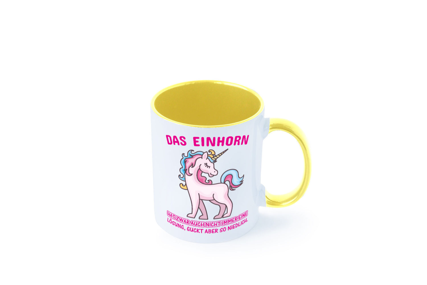Niedliches Einhorn | lustige Tasse Frauen Mädchen lustiger Spruch Geschenk