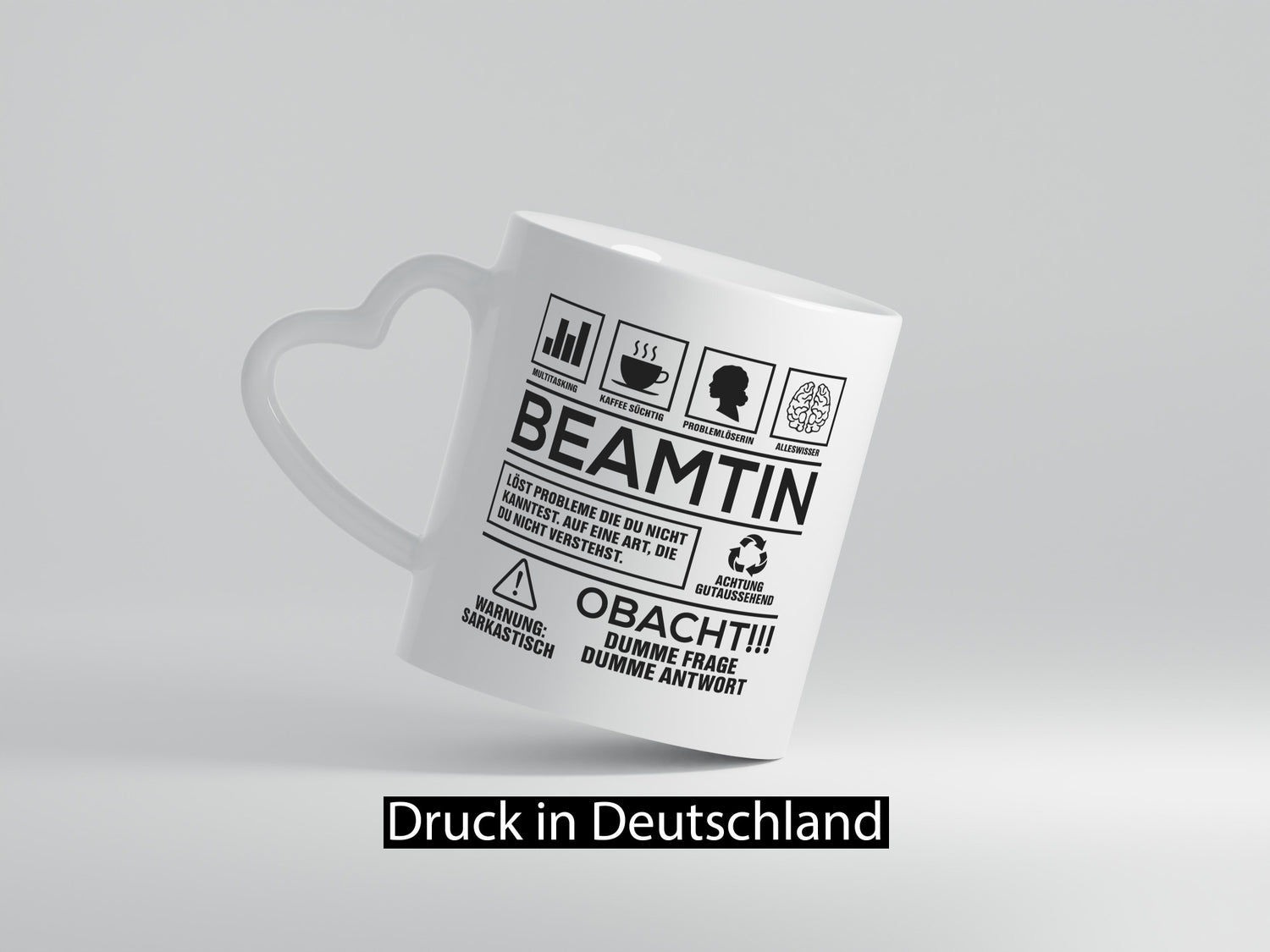 Achtung Probleme Beamtin | Verbeamtung öffentlicher Dienst Geschenkidee Humor