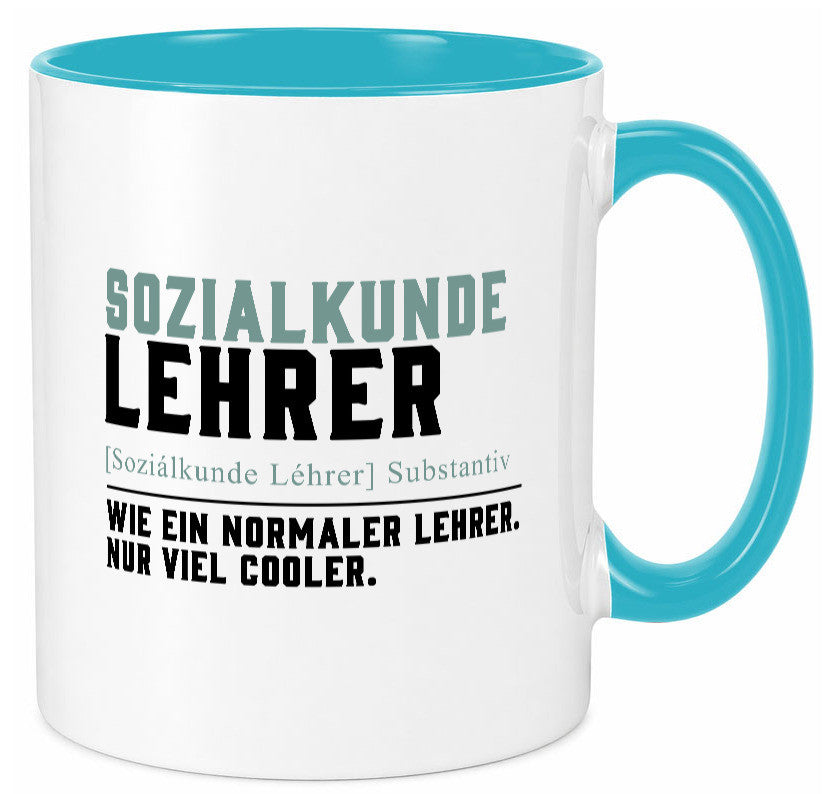 Sozialkundelehrer | Lehrer Unterricht Lieblingslehrer Geschenkidee Humor Tasse