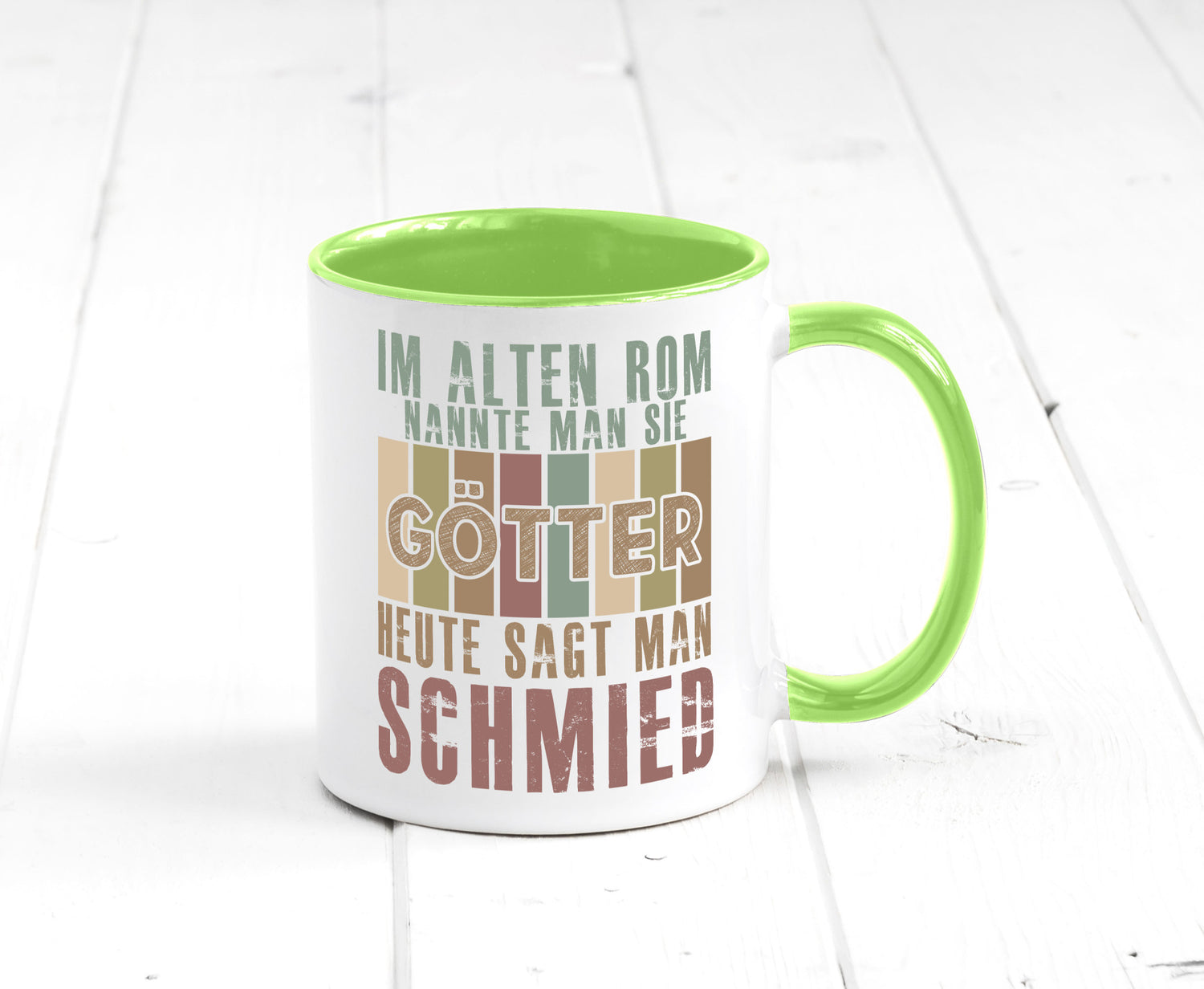 Heute sagt man: Schmied | schmieden lustig Humor Geschenkidee Geschenk Tasse