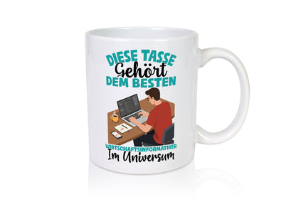 Im Universum: Wirtschaftsinformatiker | Informatik Humor Geschenkidee Tasse