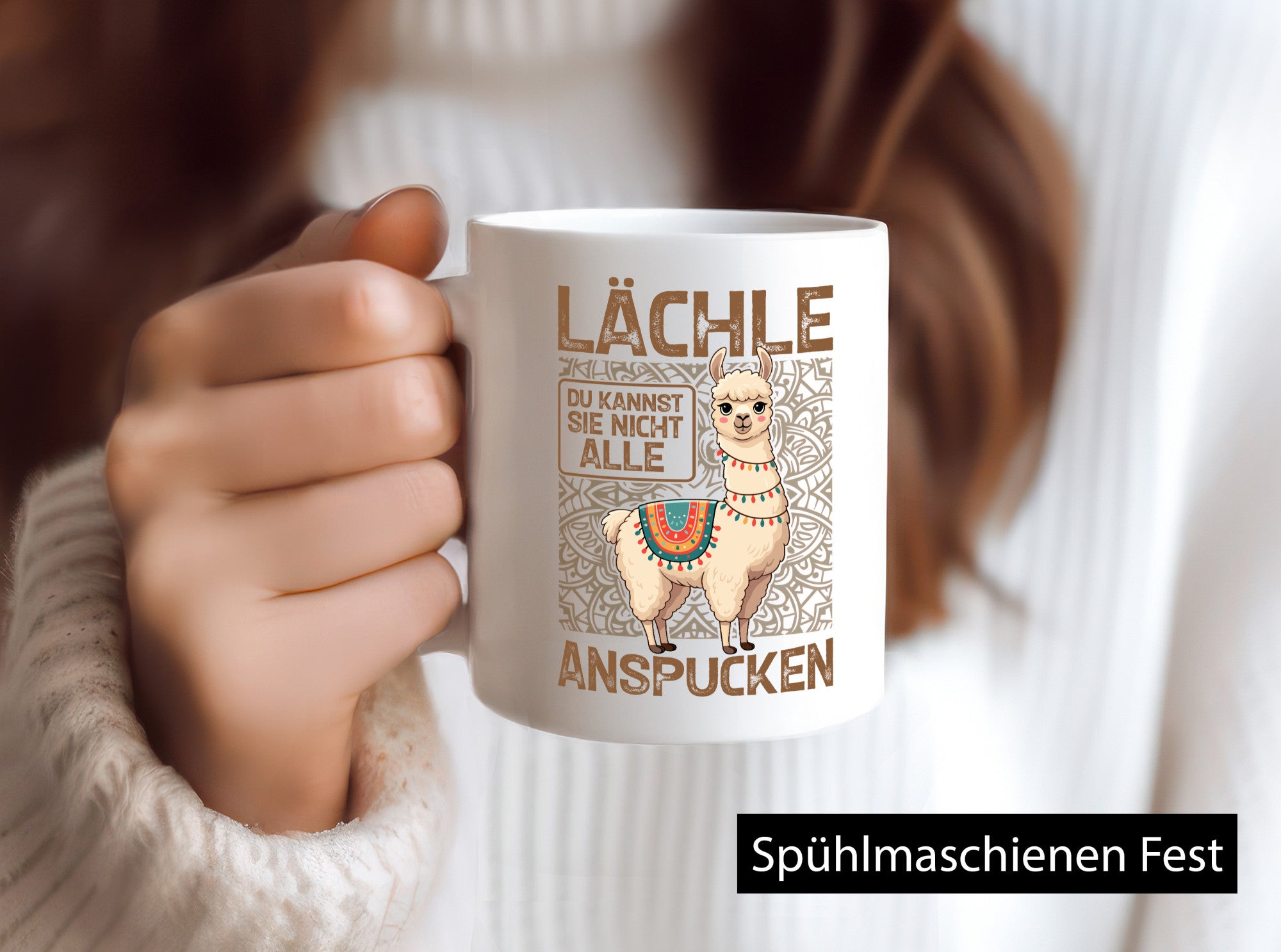 Du kannst sie nicht alle ansprucken | Lama lpaka Humor Geschenkidee Tasse