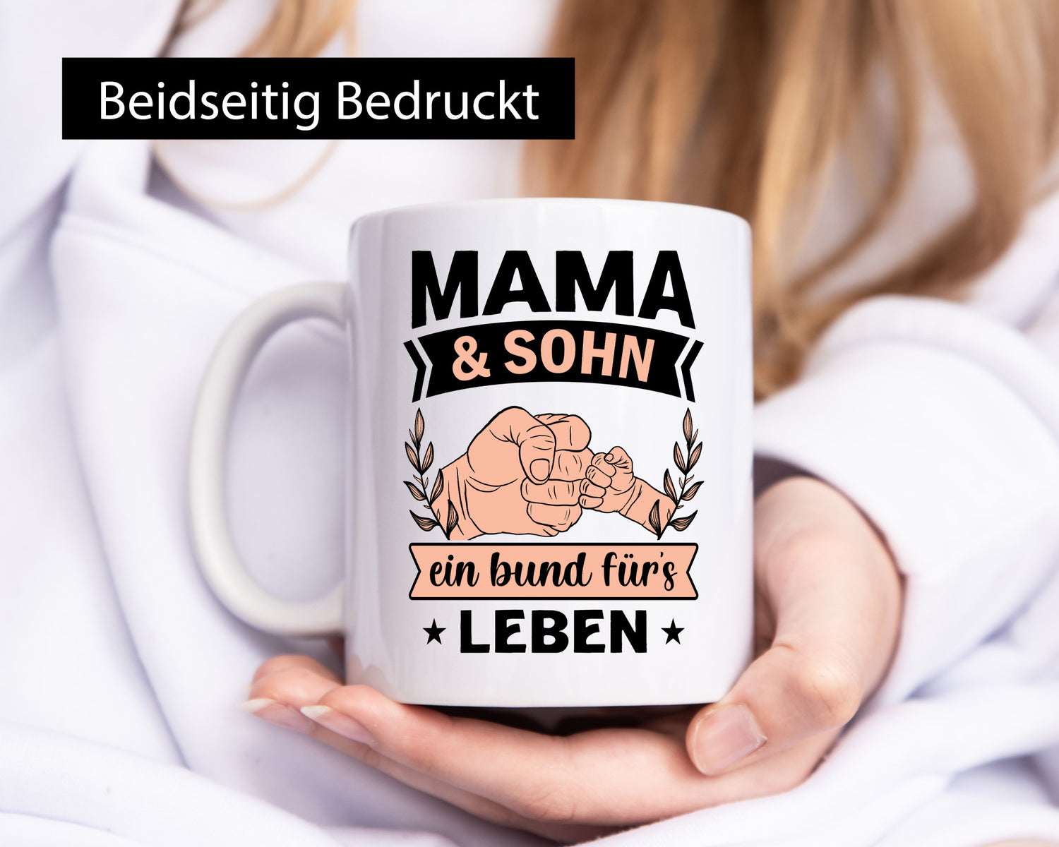 Mama und sohn ein bund fürs leben | Muttertag lustiger Spruch Geschenk Familie