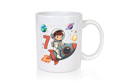 7. Geburtstag | 7 Jahre Astronaut Weltraum Geschenk Geschenkidee lustiger