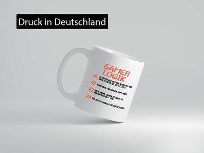 Gamer logik | Zocker Spielregeln Freunde lustiger Spruch Geschenk Humor
