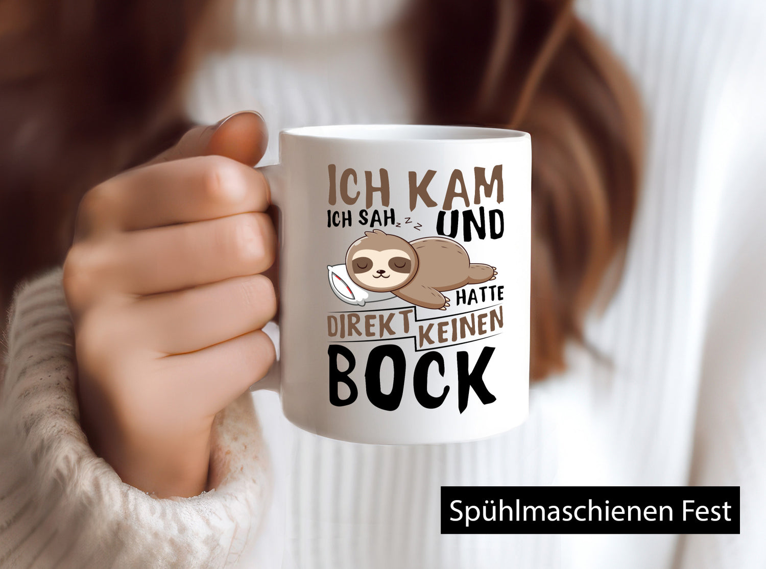 Ich hatte keinen Bock | Faultier Büro Arbeit Geschenk Kollegen lustiger Spruch