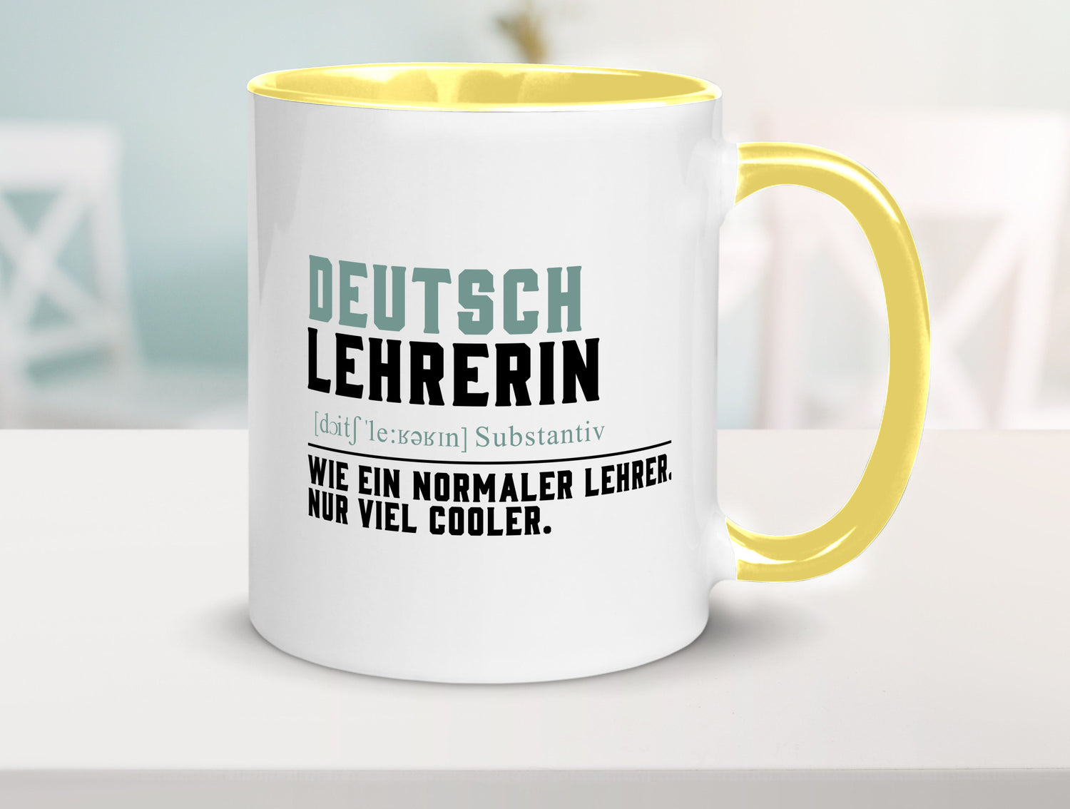 Deutschlehrerin | Lehrerin Unterricht Lieblinglehrerin Geschenkidee Humor Tasse