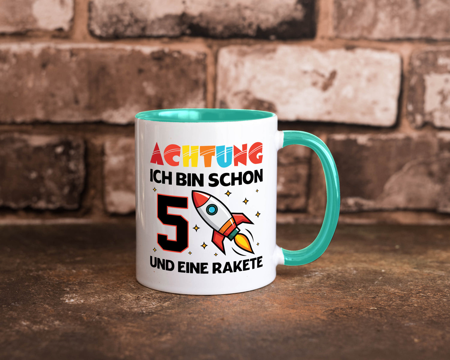 5. Geburtstag | Rakete Weltraum 5 Jahre Galaxy lustig Geschenkidee Geschenk