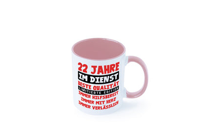 22 Jahre im Dienst | Jubiläum Arbeit v9 lustiger Spruch Geschenk Kollegen Büro