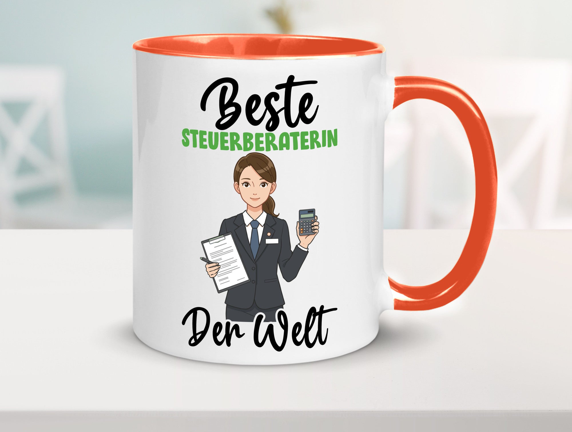 Beste Steuerberaterin | Steuer Beratung v2 Geschenkidee Humor Tasse
