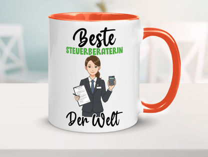 Beste Steuerberaterin | Steuer Beratung v2 Geschenkidee Humor Tasse