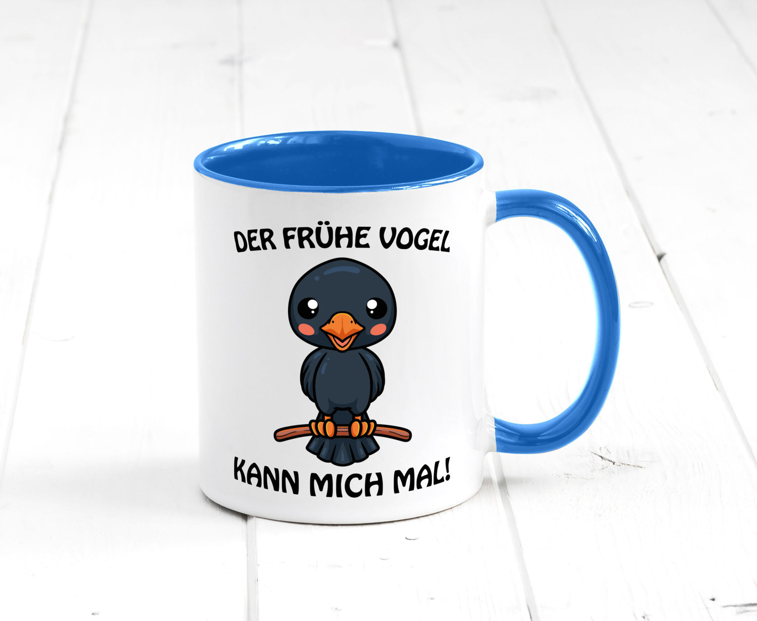 Der Frühe Vogel Humor Geschenkidee Tasse