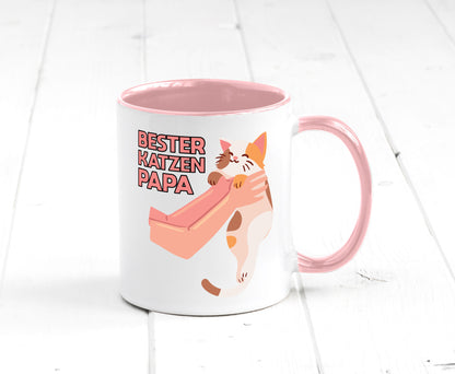 Bester Katzenpapa | Katze Gabel Geschenk Tierliebhaber Humor lustiger Spruch