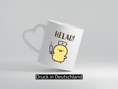 Helau | Küken Spritze Humor Geschenkidee Tasse