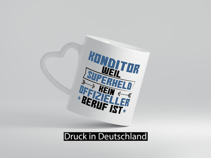 Superheld Konditor | Konditorei Humor Geschenkidee Tasse