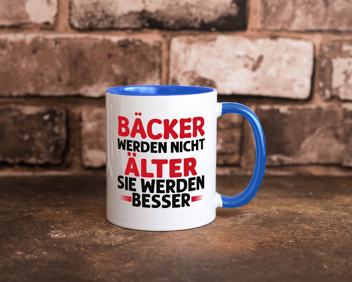 Bäcker werden nicht älter Sie besser lustig Humor Geschenkidee Geschenk Tasse