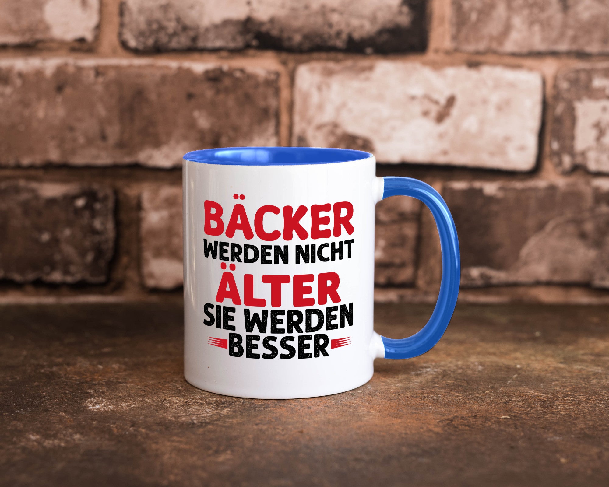Bäcker werden nicht älter Sie besser lustig Humor Geschenkidee Geschenk Tasse
