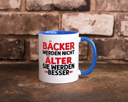 Bäcker werden nicht älter Sie besser lustig Humor Geschenkidee Geschenk Tasse