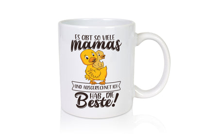Ich hab die Beste Mama | Muttertag entenmama Geschenkidee Familie Humor Tasse