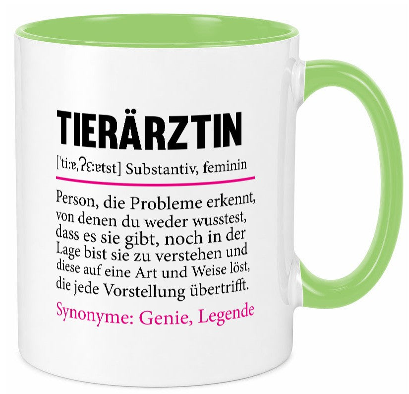 Tierärztin | Mediziner lustiger Spruch Tiermedizin Humor Tierliebhaber Tasse