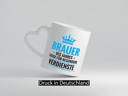 Besonderer Verdienst: Brauer | Bier Brauerei lustiger Spruch Geschenk Humor
