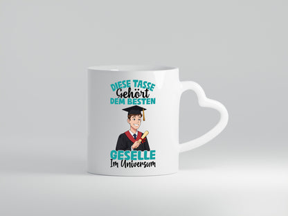 Im Universum: Geselle | Handwerker Geschenk Humor Geschenkidee lustiger Spruch