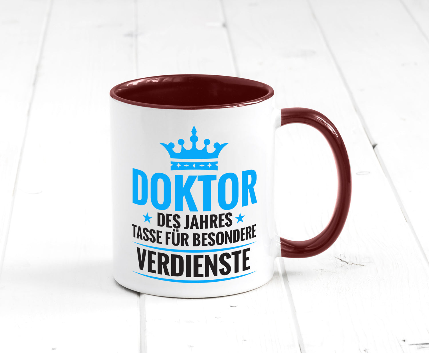 Besonderer Verdienst: Doktor | Doktorand Doktortitel Humor Geschenkidee Tasse