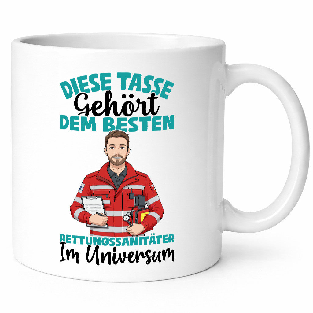 Im Universum: Rettungssanitäter | Sanitäter Geschenkidee Humor Tasse