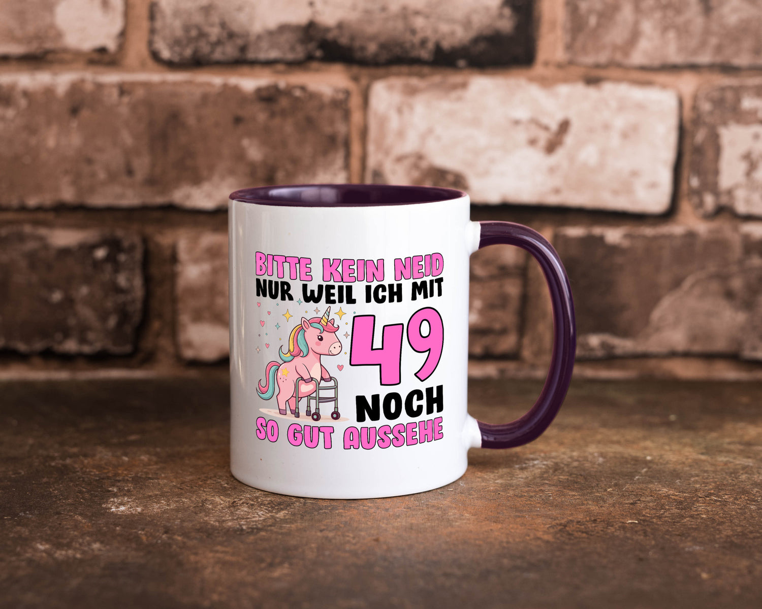 49. Geburtstag | 49 Jahre Mit noch so gut aussehen lustiger Spruch Geschenk