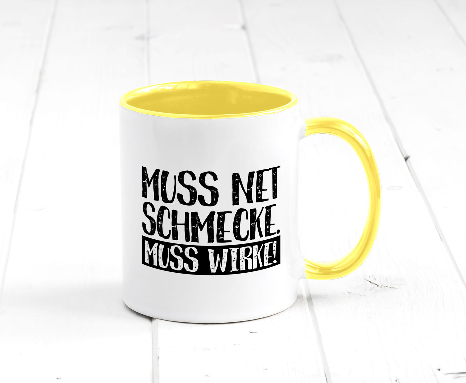 Muss net schmecken, wirken! | Medizin lustig Humor Geschenkidee Geschenk Tasse