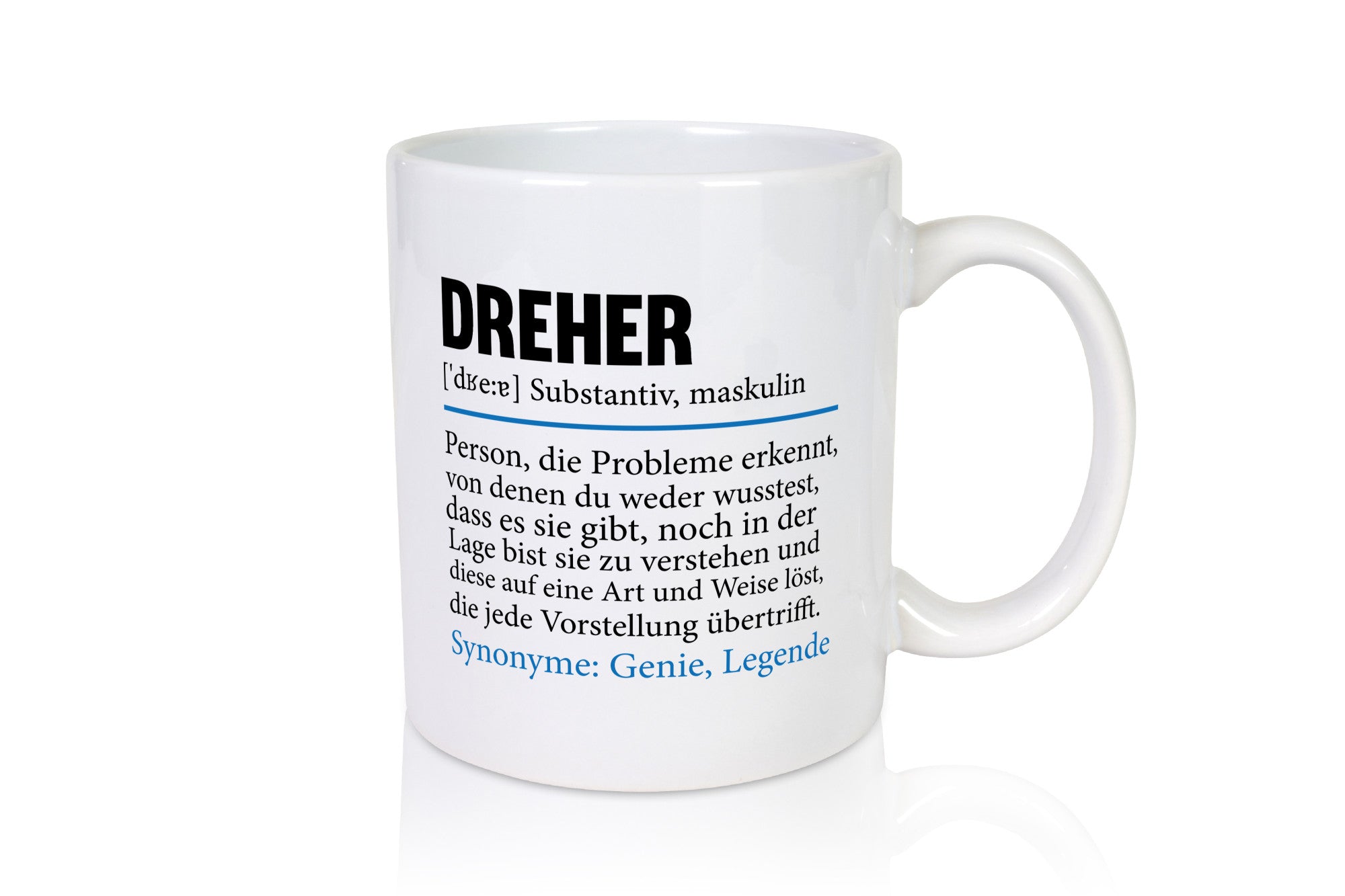 Dreher Humor | Fräser Zerspannungsmechaniker Geschenkidee Tasse