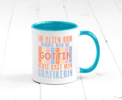 Heute sagt man: Grafikerin | Grafik Design Geschenk Humor Geschenkidee lustiger