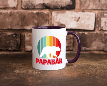 Papabär | Papa Tasse Vater Vatertag Bär lustiger Spruch Geschenk Familie