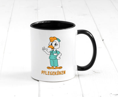 Pflegeküken | Küken Krankenschwester Pfleger Humor Geschenkidee Tasse
