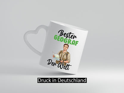 Bester Geograf | Geografie v2 Geschenkidee Humor Tasse