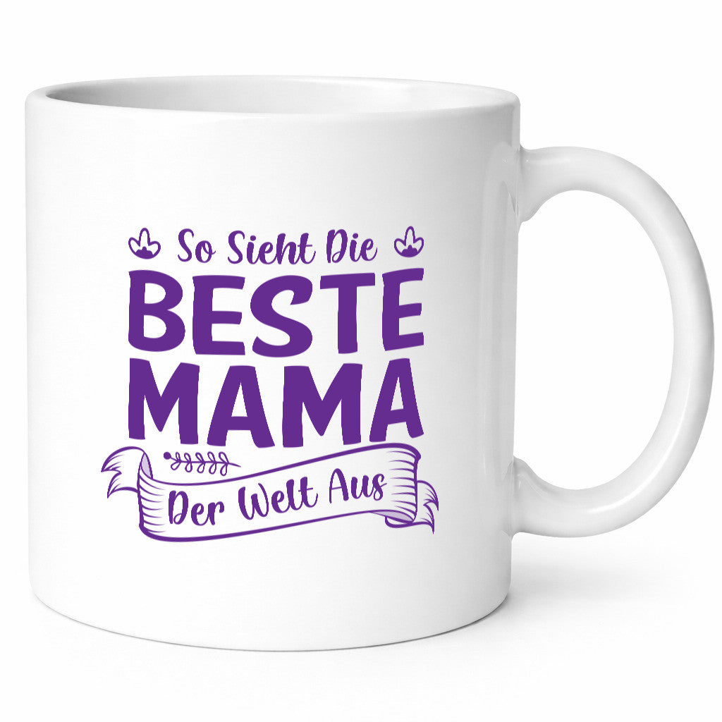 So sieht beste Mama aus | Urkunde lustiger Spruch Geschenk Familie Geschenkidee