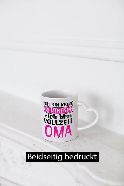 Ich bin eine Rentnerin | Vollzeit Oma Ruhestand Humor Familie Geschenkidee Tasse