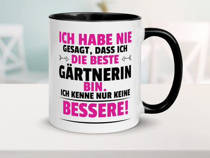 Die Beste Gärtnerin | Gartenbau lustiger Spruch Geschenk Humor Geschenkidee