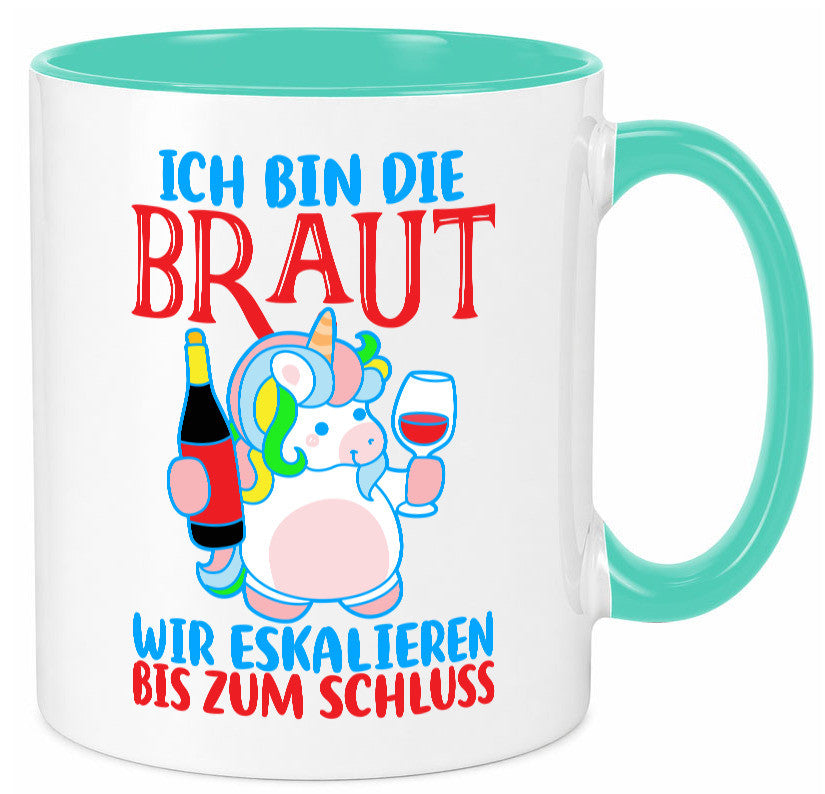 Junggesellinnenabschied | JGA Braut Einhorn Eskalation v2 lustig Humor