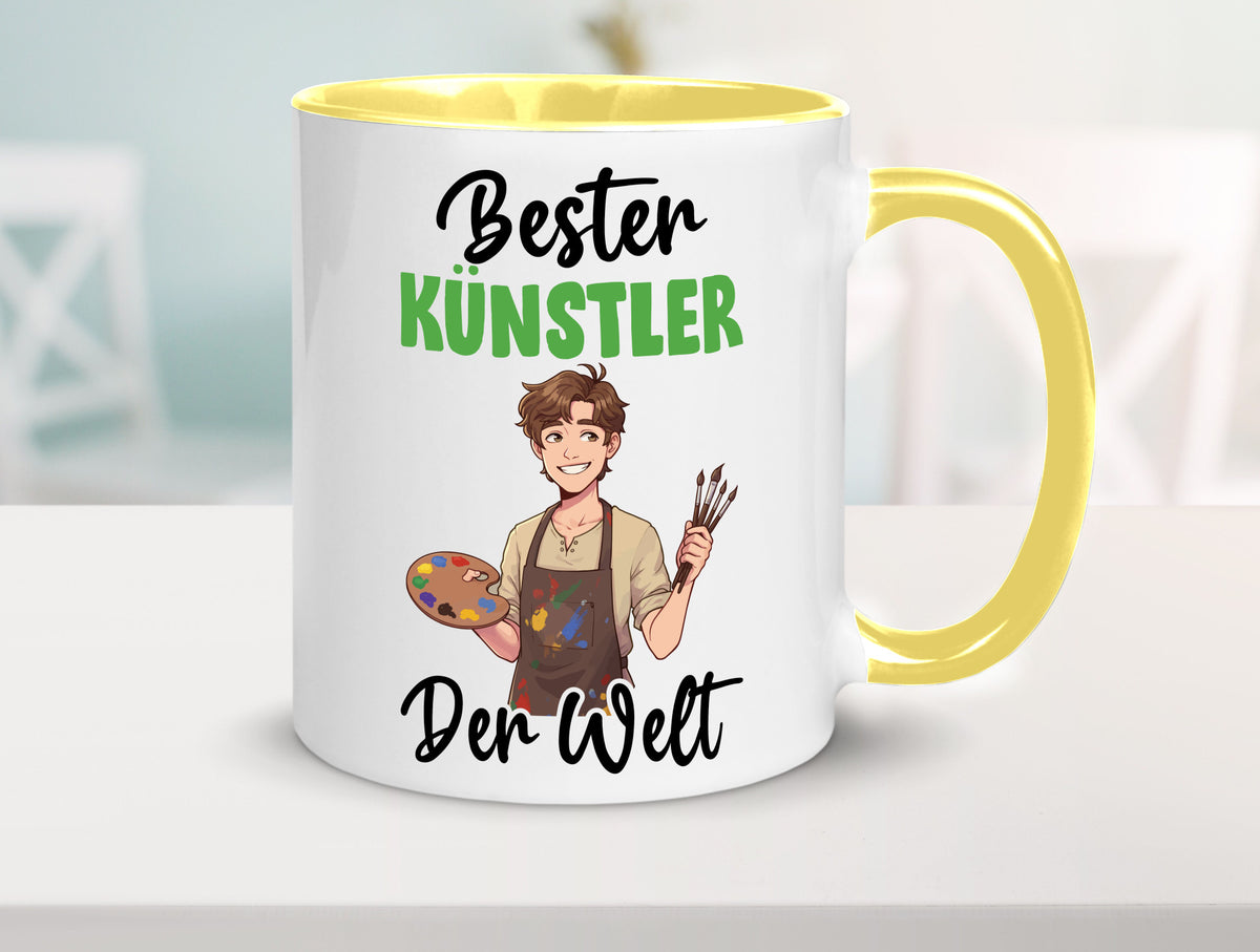 Bester Künstler | Kunst Geschenkidee Humor Tasse