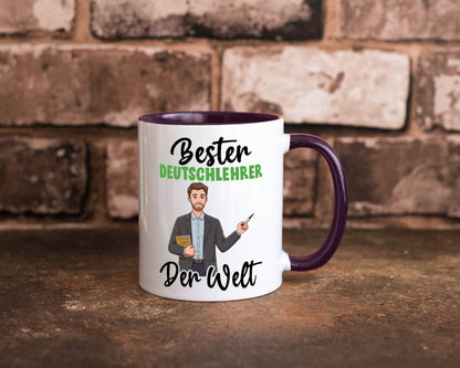 Bester Deutschlehrer | Lehrer Schule v2 lustiger Spruch Geschenk Humor