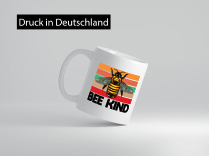 Bee Kind | Biene Imker lustiger Spruch Geschenk Humor Geschenkidee Tasse