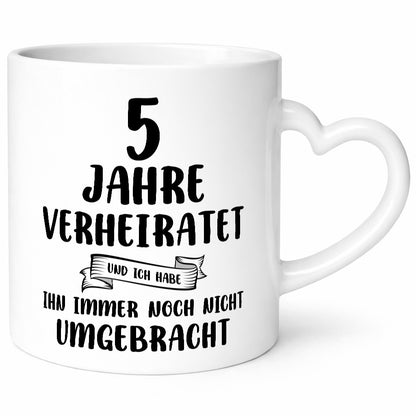 5 Jahre Verheiratet, immer noch am Leben! lustiger Spruch Geschenk Humor