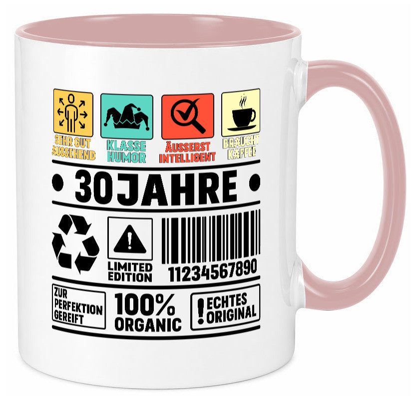 30. Geburtstag | 30 Jahre Humor Limited Edition Geschenk Geschenkidee lustiger