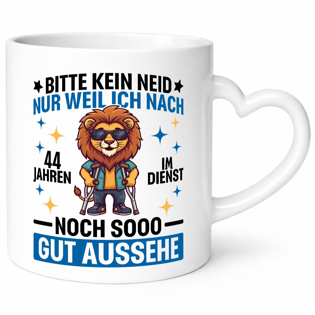 44 Jahre im Dienst | Arbeitsjubiläum Arbeit Geschenk Kollegen Büro lustiger