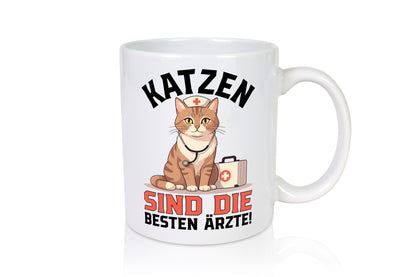 Cats are the best doctors | Pet funny saying gift animal lovers